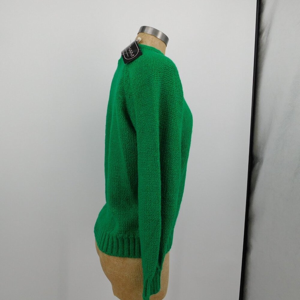 Gotham Vintage Women Green Pullover Knitted Long Sleeve Sweater Size M New Tags - Picture 4 of 8